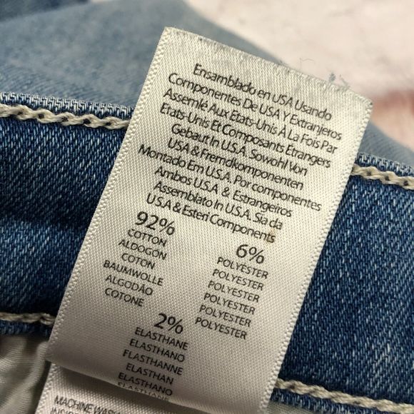 Mother Women Stunner Zip Ankle Step Fray Jeans Size 24 Blue Denim M120 -26 - Picture 11 of 16